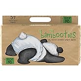 Bamboo Baby Diapers, Totally Chlorine Free for Sensitive Skin for Newborns to XXL. Hypoallergenic & Non Toxic Eco Friendlier Plant-Based Materials. TCF NB Newborn Size (37 ct)