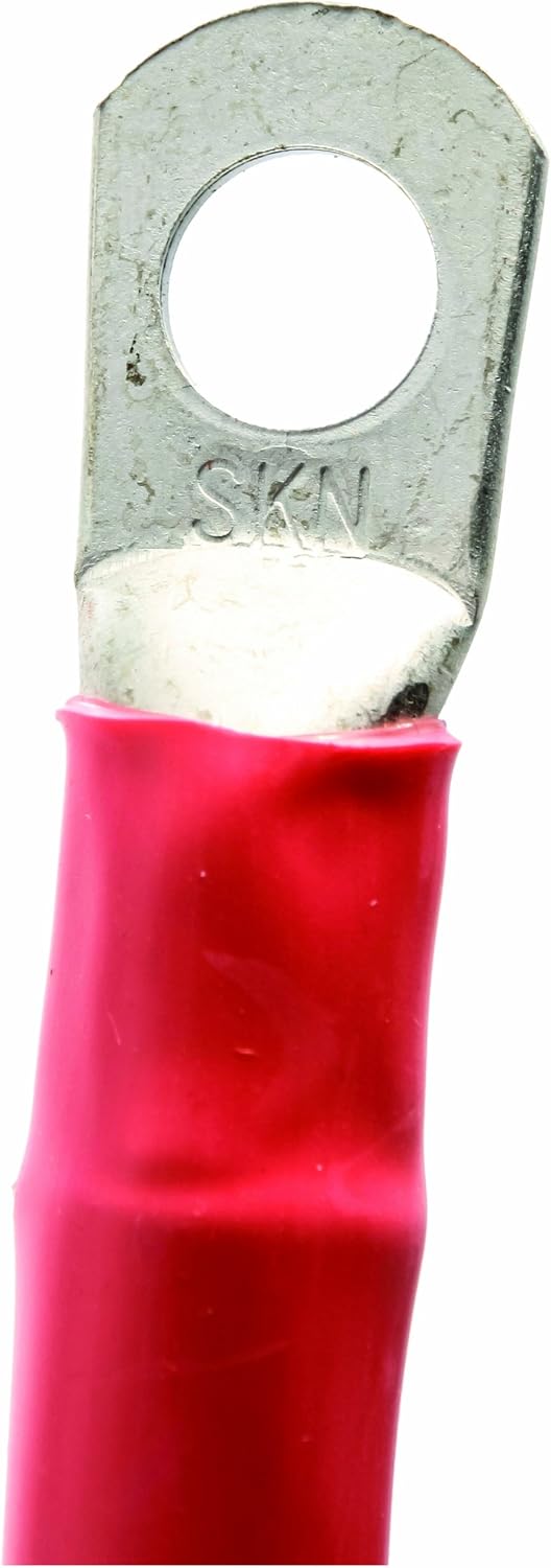 Camco 47456 Red 3/8" Stud 72" Long 4-Gauge Marine Battery Cable and Lug Assembly Tinned: Automotive