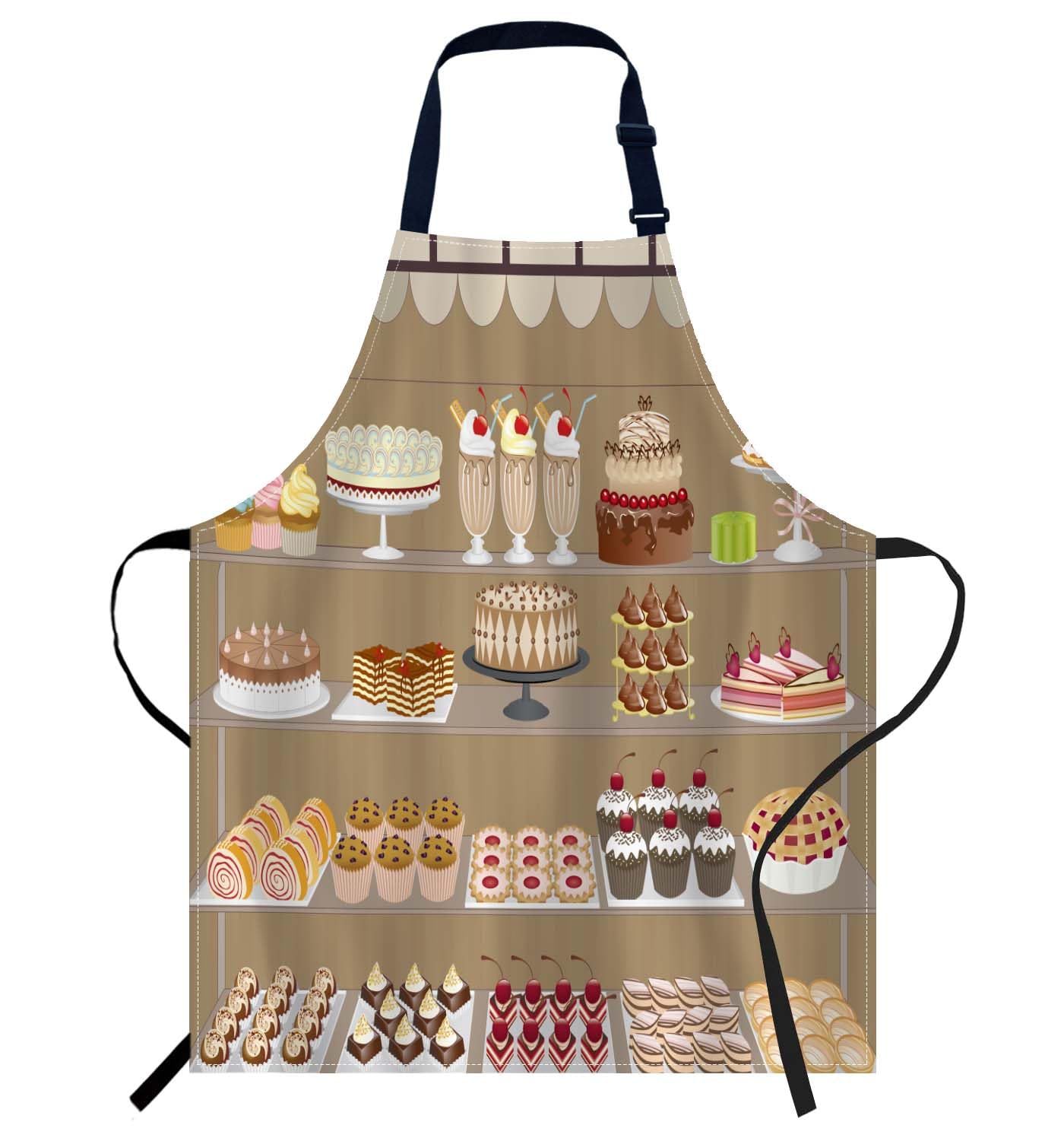 Smooffly Chefs Apron - Men & Women, Butchers & Catering Bib, Kitchen Aprons for Cooking & Baking — image 1