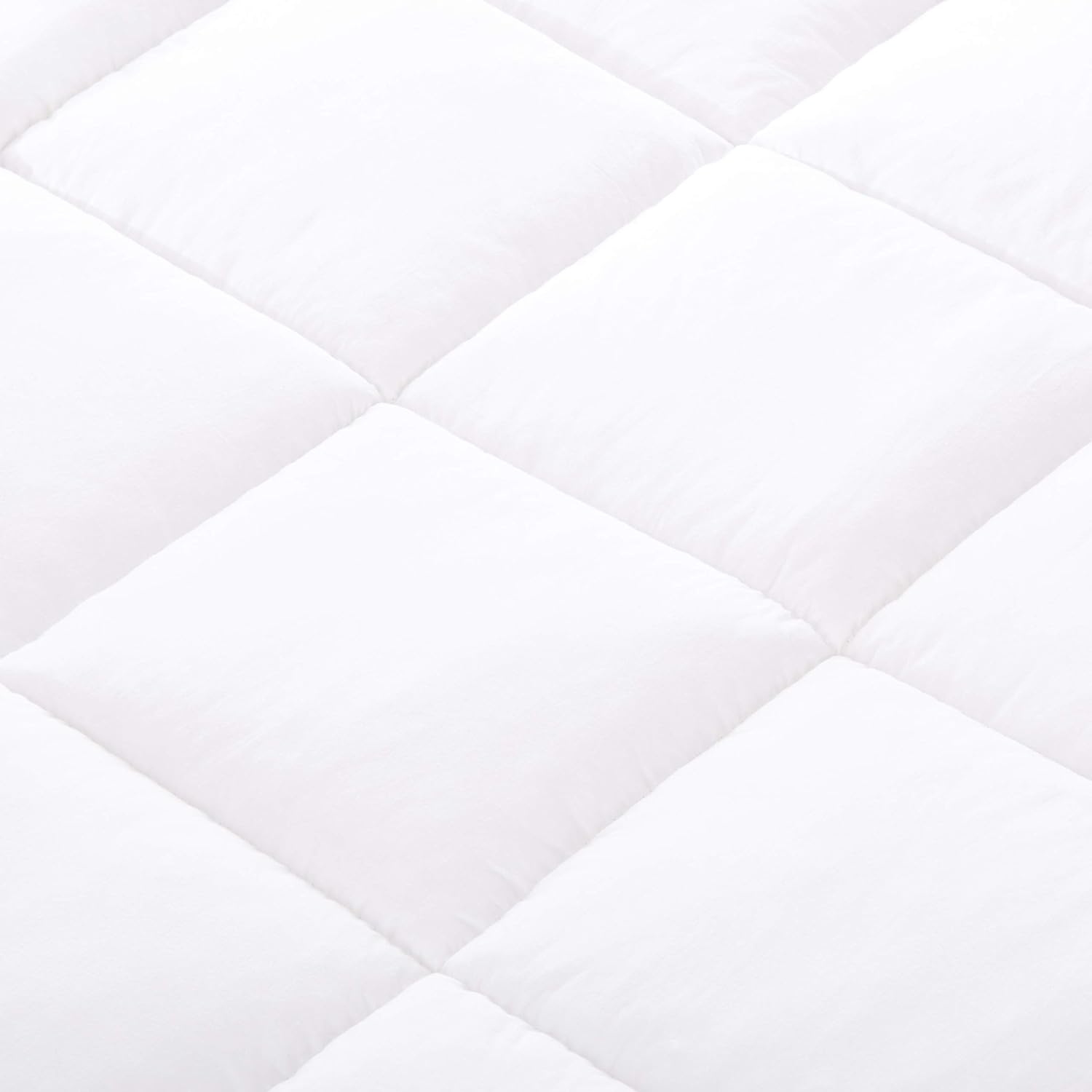 Basics Down Alternative Gusseted Mattress Bed Topper Pad Twin Home Kitchen Bedding