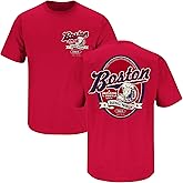 Smack Apparel Boston Baseball Fans. Boston Drinking Town Red T-Shirt (Sm-5X)