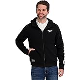 Reebok mens Zip-up Lined Logo Hoodie