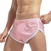 AIMPACT Mens Mesh Booty Shorts 3 Inch Sexy Smooth Lounge Active Shorts Ranger Panties