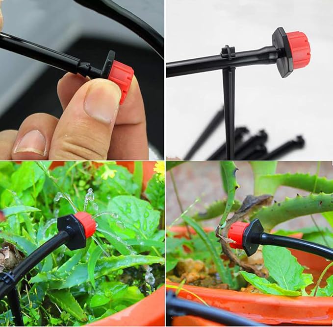 TedGem Kit de riego por goteo, sistema de riego automático DIY con ...