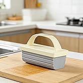 RHFJAKA Damp Clean Duster Sponge Wth Ridges with Handle, Wet Duster Reusable Ridged PVA Sponges for Dusting for Cleaning Blin