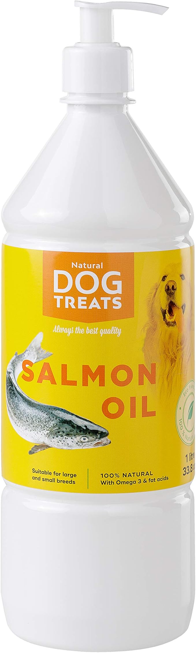 Premium Norwegisches Lachsöl für Hunde Naturprodukt mit Omega 3, 6 und