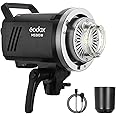 Godox MS300-V Studio Flash Strobe, Compact 300W 2.4G Wireless X System GN58 5600K Monolight with Bowens Mount, 0.1-1.3s Recycle Time, Small and Portable - 110V