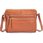 Cochoa Genuine Leather Crossbody Bags for Women Sling Purses Trendy Small Handbags & Shoulder Crossover