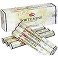 Hem White Musk Incense Sticks Six-pack (~20 Sticks Per Pack) Box
