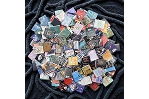 100Pcs Book Miniatures Set, Mini Books for DIY Crafting, Dollhouse, Decor Accessories