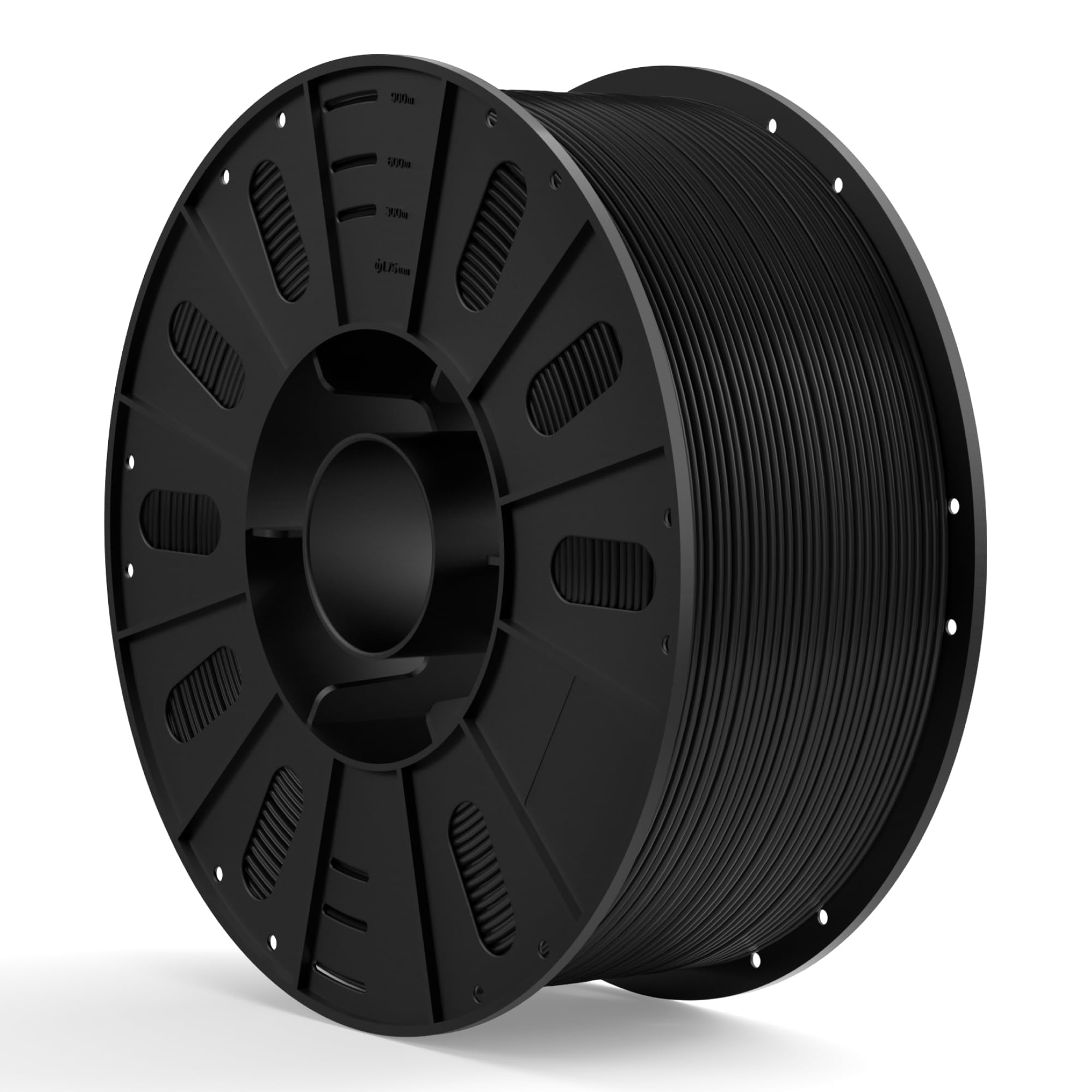 Photo 1 of ***(DAMAGED, SELLING AS IS )***
ELEGOO PLA Filament 1.75mm Black 3KG, 3D Printer Filament Dimensional Accuracy +/- 0.02mm, 3KG Large Spool(6.6lbs) Fits for Most FDM 3D Printers