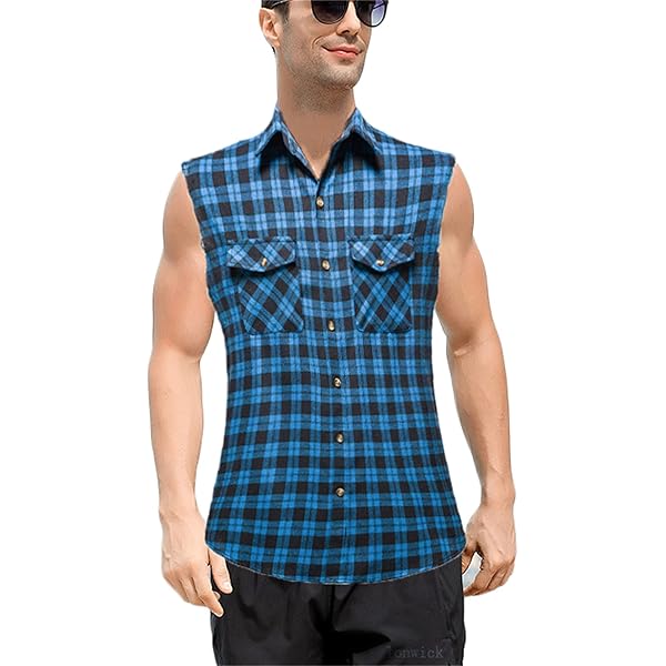 トップス VETEMENTS FLANNEL SHIRT VEST 61KS987cPML._SY350_QL15_.jpg