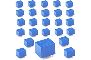 Szliyands JQC3F T73 DC 12V Coil 5 Pins Mini SPST Power Relay PCB Type 25PCS