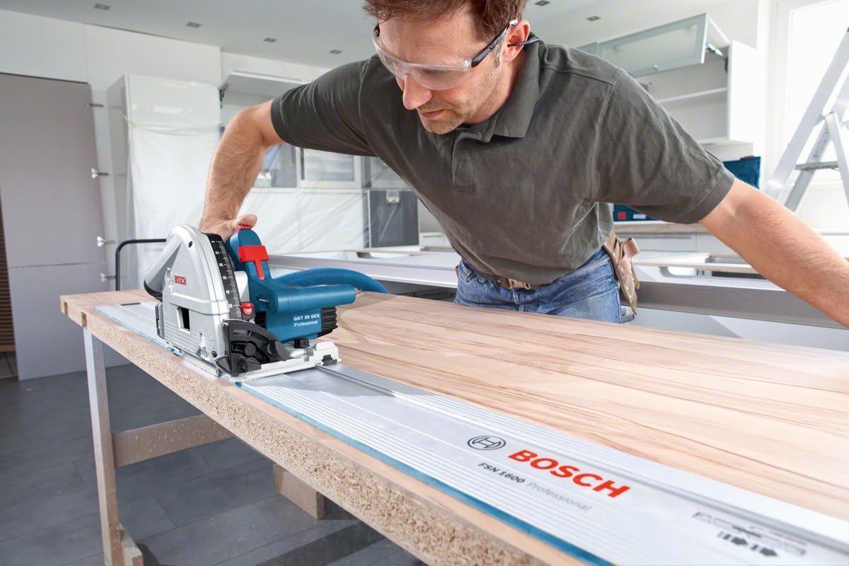 Bosch Professional Corded Plunge Saw GKT 55 GCE (1.400 Watt, incl. 1 x Circular Saw Blade - Image 5