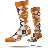 Strideline NCAA Mens Argyle Dress Socks-Team Colors-One Size Fits Most -M/L (8-12)
