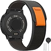 HQzon Nylon Hook and Loop Band Compatible with Garmin Instinct /3 45mm/2/2 Solar/Solar/2 Solar Tactical/2 Surf, 22mm Sports Breathable Wristband Compatible with Garmin Instinct Tactical/Esports/Tide