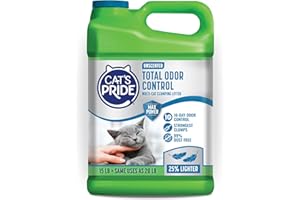 Cat's Pride Total Odor Control, Max Power, Clumping Litter Unscented 15lb