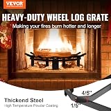 VEVOR 27 Inch Heavy Duty Log Grate Firewood Burning Rack Holder Steel Legs view 2