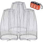 Anvin Mosquito Head Mesh Nets Gnat Face Netting for No See Ums Insects Bugs Gnats Biting Midges from Any Outdoor Activities