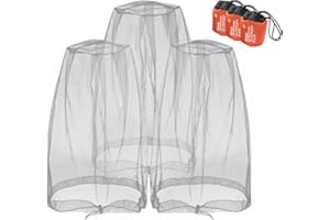 Anvin Mosquito Head Mesh Nets Gnat Face Netting for No See Ums Insects Bugs Gnats Biting Midges from Any Outdoor Activities