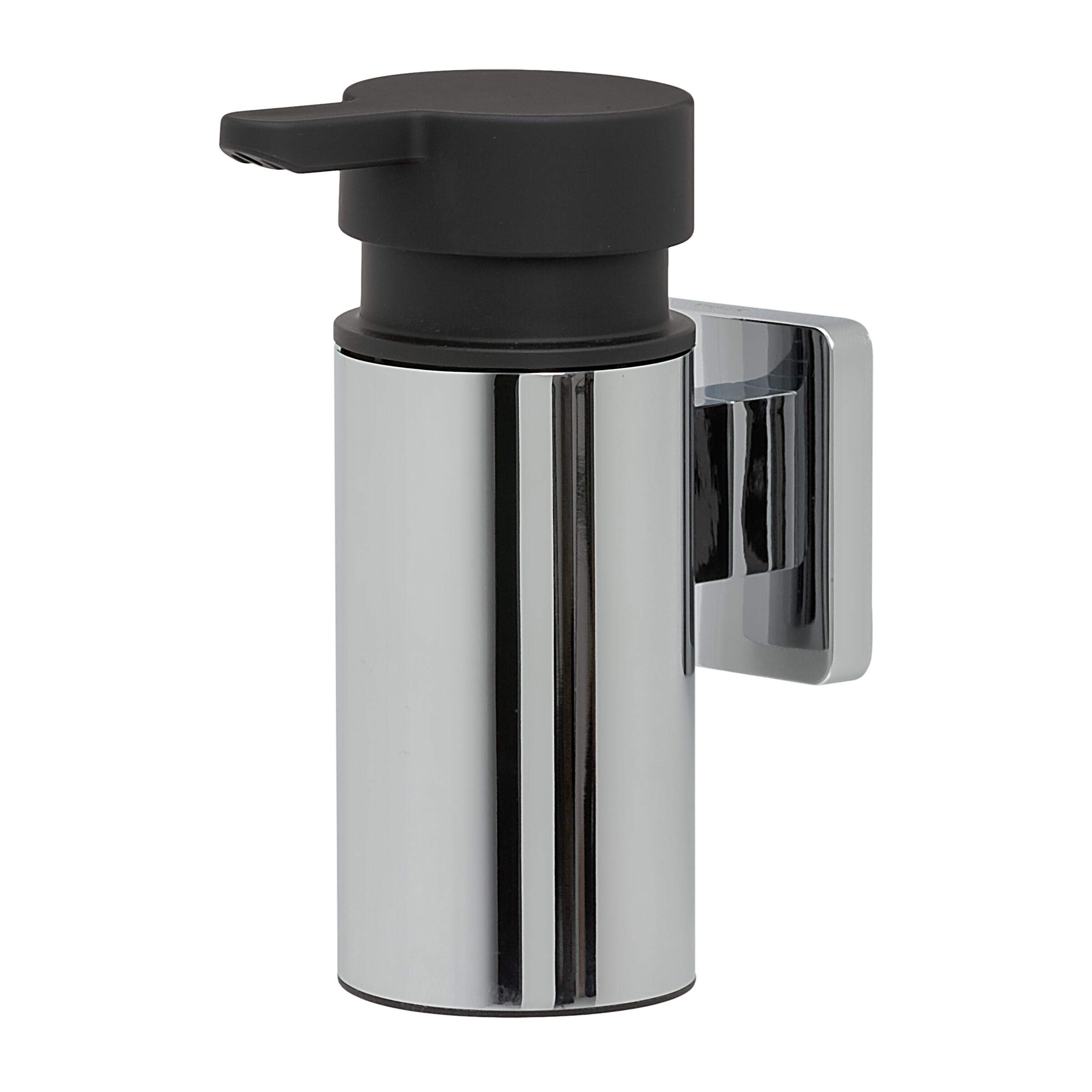 Tiger Dock Soap Dispenser, Stainless Steel, Chrome, 4.9 x 11.9 x 9.4 cm