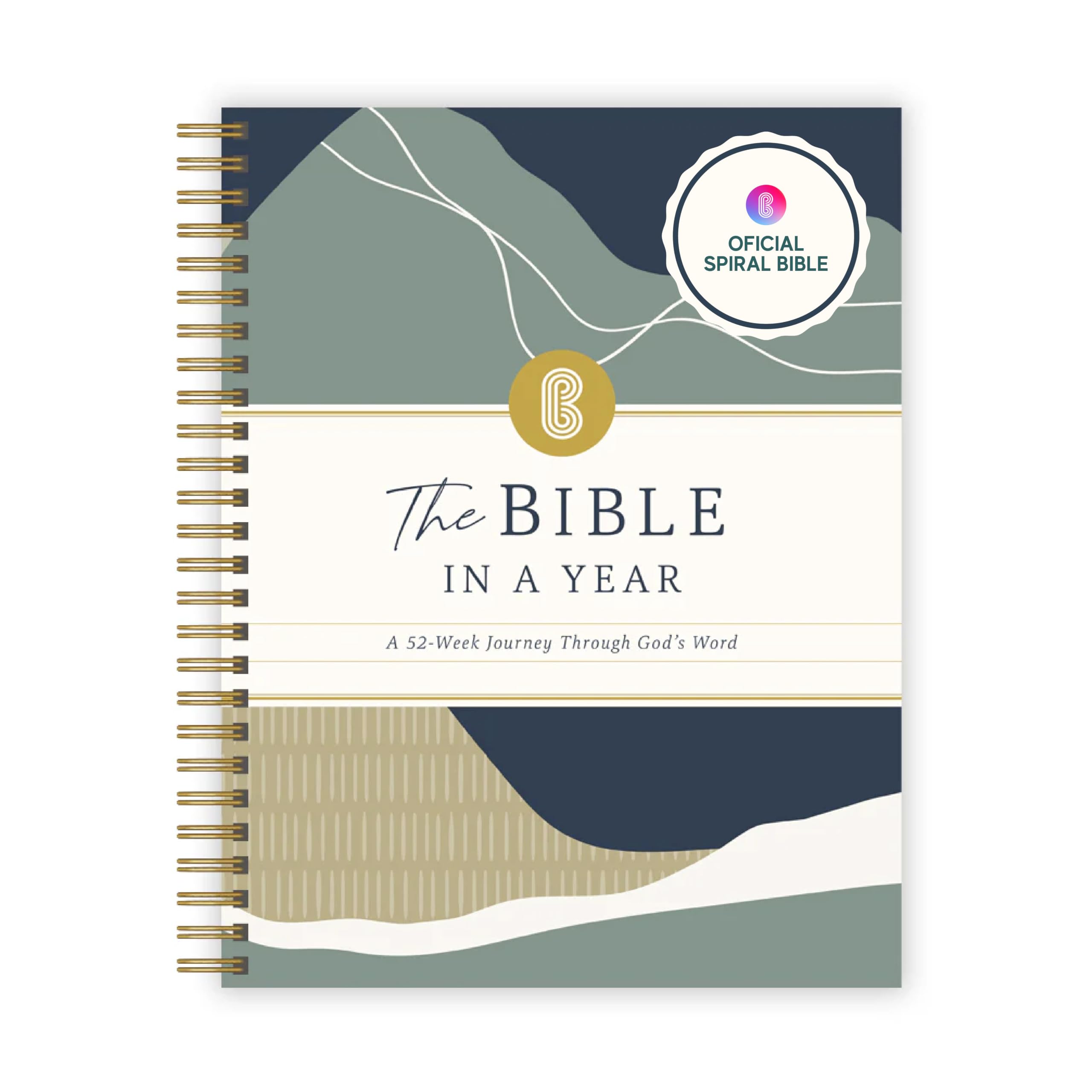 Official Spiral Bible in a Year, 52 Week Bible Study Guide (Mountains)