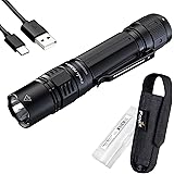 Fenix PD36R Pro High Lumen Tactical Flashlight, 2800 Lumen Dual Rear Switches USB-C Rechargeable with Battery and Lumentac Or