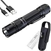 Fenix PD36R Pro High Lumen Tactical Flashlight, 2800 Lumen Dual Rear Switches USB-C Rechargeable with Battery and Lumentac Or