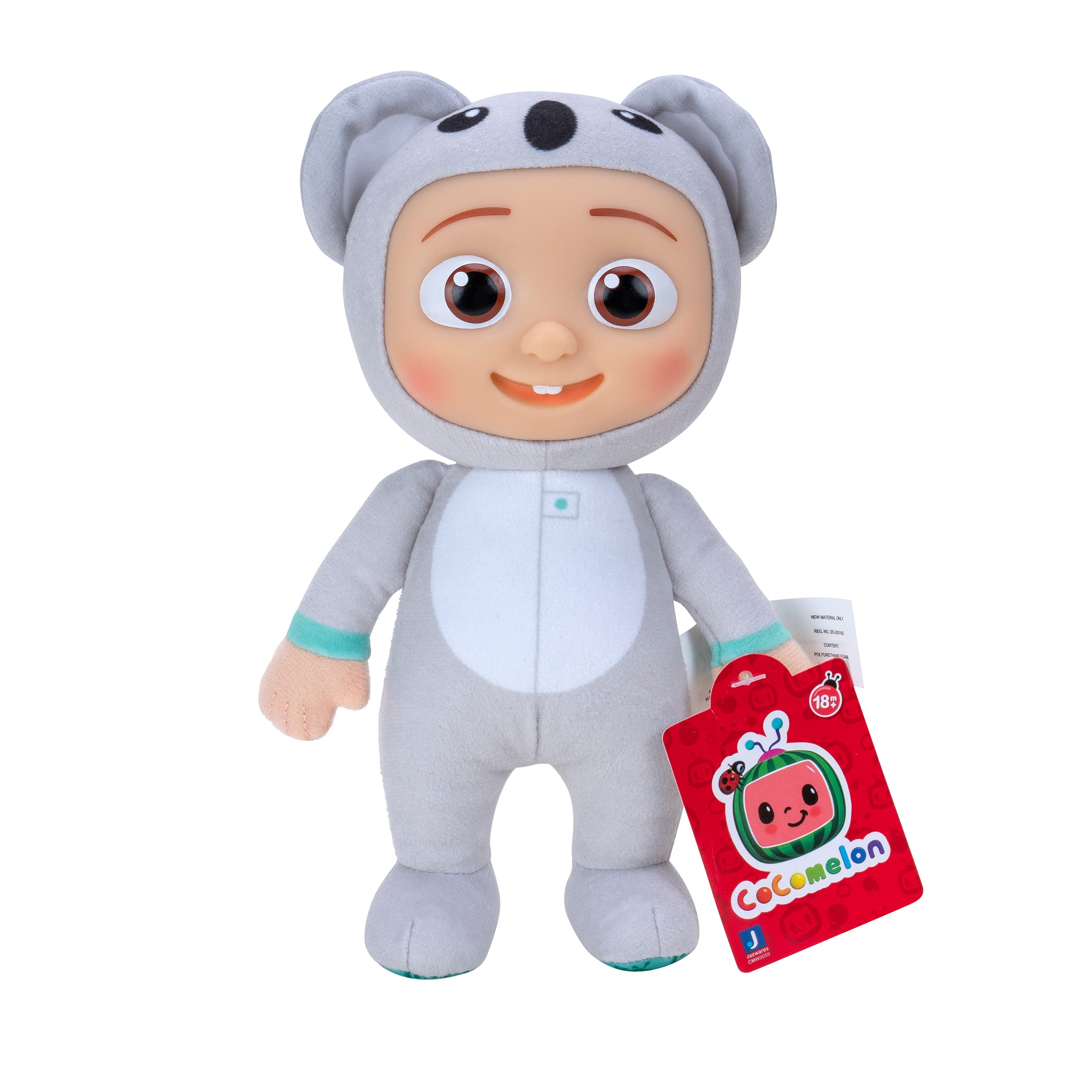 CoComelon WT0059 20 cm Little Plush JJ Koala, Multicolour