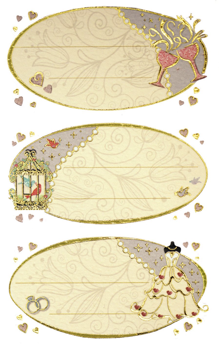 Avery Purposeful Form 54103 Decorative Stickers 3 Aufkleber Colourful