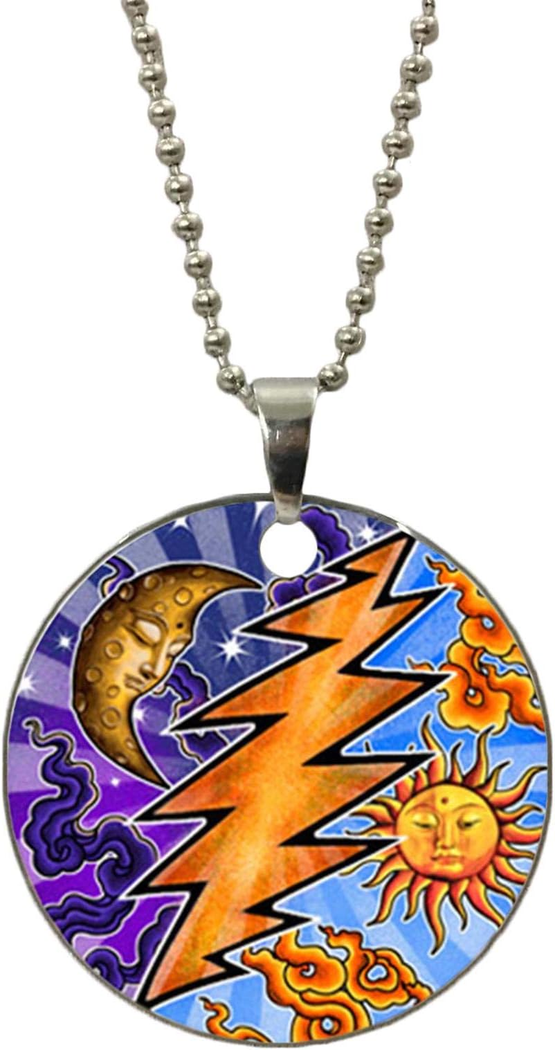 Fashion Dog Tag Necklace Stainless Steel ID Tags Pendant Necklace with 24" inches Bead Chain Charm
