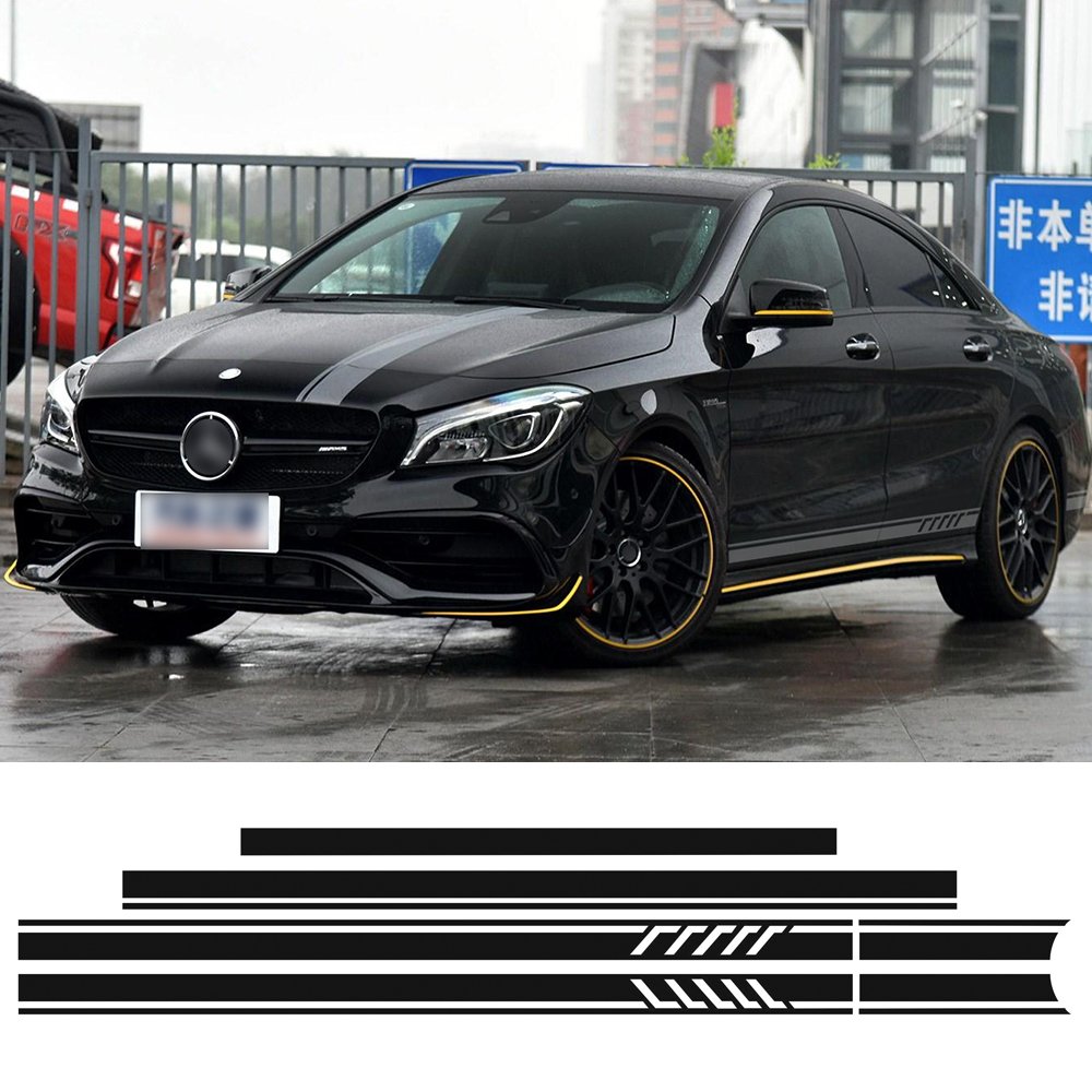 Edition 1 Style Stripe Top Roof Bonnet Side Skirt Stripes Vinyl Decal Stickers For Mercedes Benz W117 C117 X117 Cla 45 Amg Cla180 200 250 300 350 Silvergrey Buy Online In Bosnia And Herzegovina At Desertcart 101001944