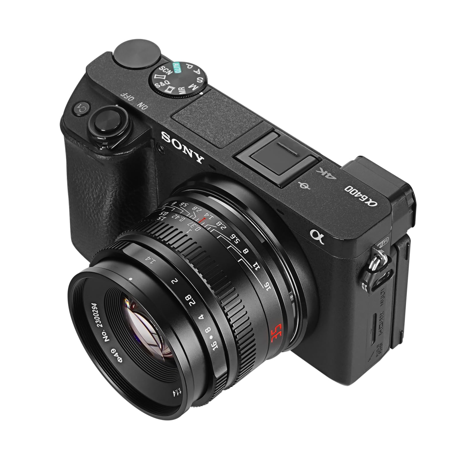7artisans 35mm F1.4 Mark II APS-C Manual Focus Fixed Lens Large Aperture Compatible with Nikon Z-Mount Camera Z50 Z6 Z7 Z6 II