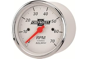 Auto Meter 1398-00408 GM Performance Parts 3-1/8" 7000 RPM Electric Tachometer Gauge