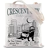 ZJXHPO Crescent City Postal Service Tote Bag Novel Reusable Grocery Shopping Bag Crescent City Merch