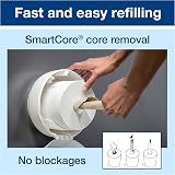 Tork SmartOne Toilet Roll Dispenser White T8 High Capacity Elevation view 5