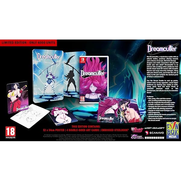 【新品】Dreamcutter Limited Edition Dreamcutter Limited Edition (Steelbook) - For Nintendo