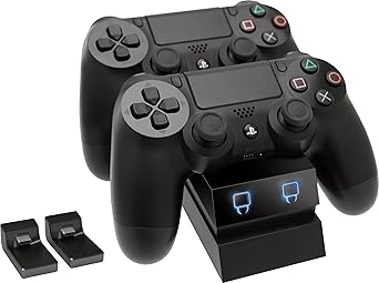 Venom Twin Docking Station, lädt zwei Dualshock 4 Controller gleichzeitig ohne Kabel, mit LED Anzeige - Playstation 4