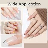 Modelones Builder Gel with Base Coat Top Coat Set 3Pcs No Wipe view 4