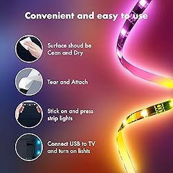 MORIACC LED Lights for TV,13.1FT RGB TV Lights