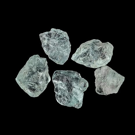 Amazon Com 25cts New Lot A Raw Aquamarine Rough Crystals Rough Aquamarine Natural Gemstone Aquamarine Supply March Birthstone Crystals For Jewelry Raw Crystals For Pendant Aquamarine Rough 2 3pcs Home Kitchen