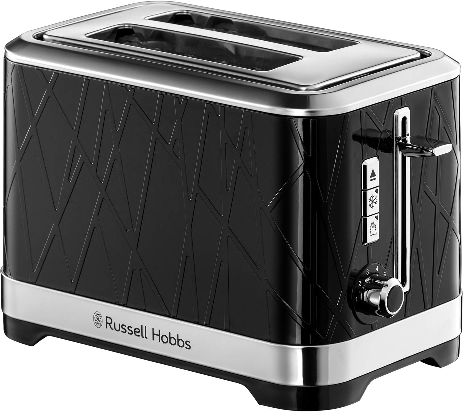 Russell Hobbs 28091 Structure Toaster, 2 Slice, Contemporary Design Featuring Lift and Look with Frozen