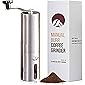 JavaPresse Manual Coffee Grinder with Adjustable Settings - Patented Conical Burr Mill & Brushed Stainless Steel Whole…