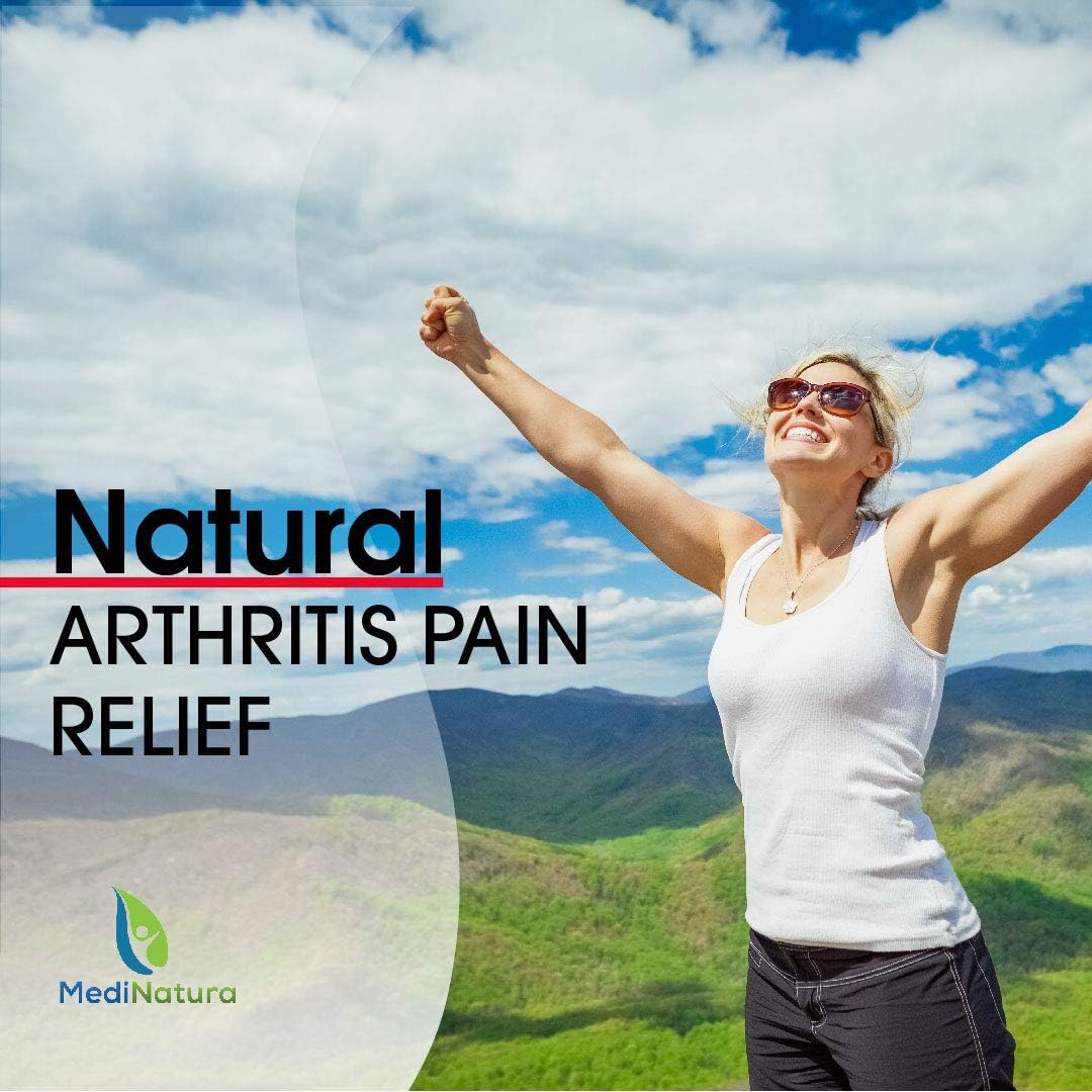 MediNatura T-Relief Arthritis Pain Relief with Arnica + 12 Active Pain Relievers- 100 Tablets: Health & Personal Care
