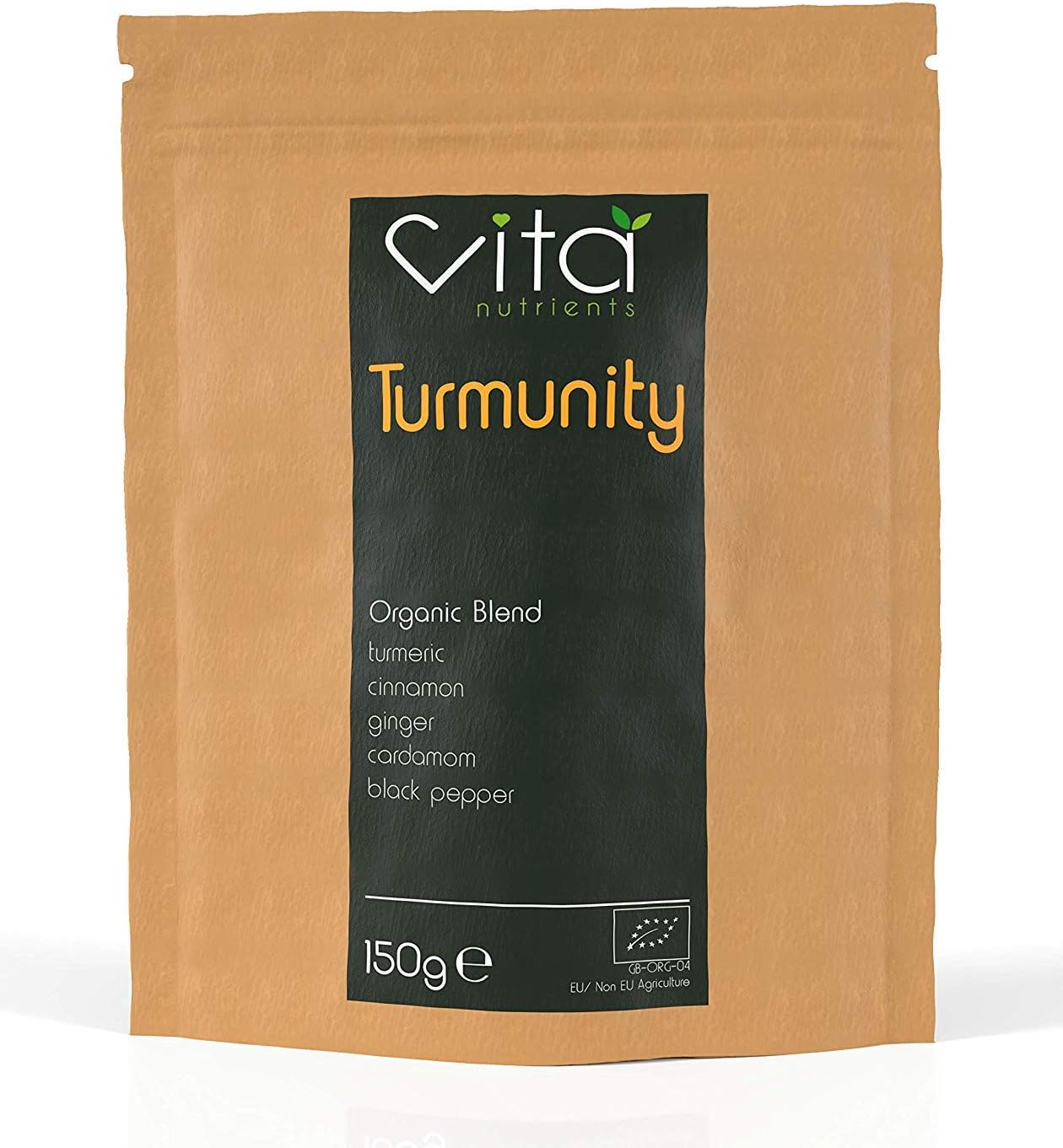 Turmunity Superfood Powder Blend 150g, Premium Organic Food, Vegan & Gluten Free, Rich Ayurveda, Turmeric