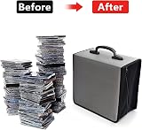 alavisxf xx 432 Capacity CD Case Heavy Duty Zipper Organizer Grey view 3