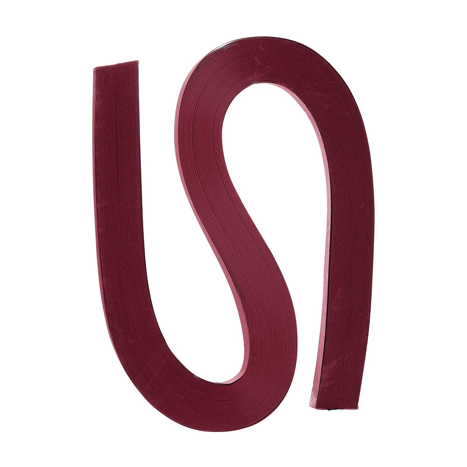 PATIKIL 120pcs Quilling Strips Paper 3/8"(10mm) 54cm Origami Paper Quilling Strip for Art DIY Hand Craft Christmas, Burgundy Red