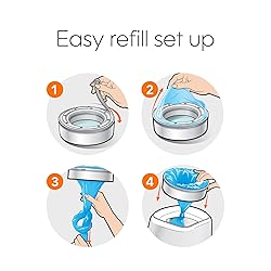 Diaper Genie Essentials Round Refill 8-Pack | Holds