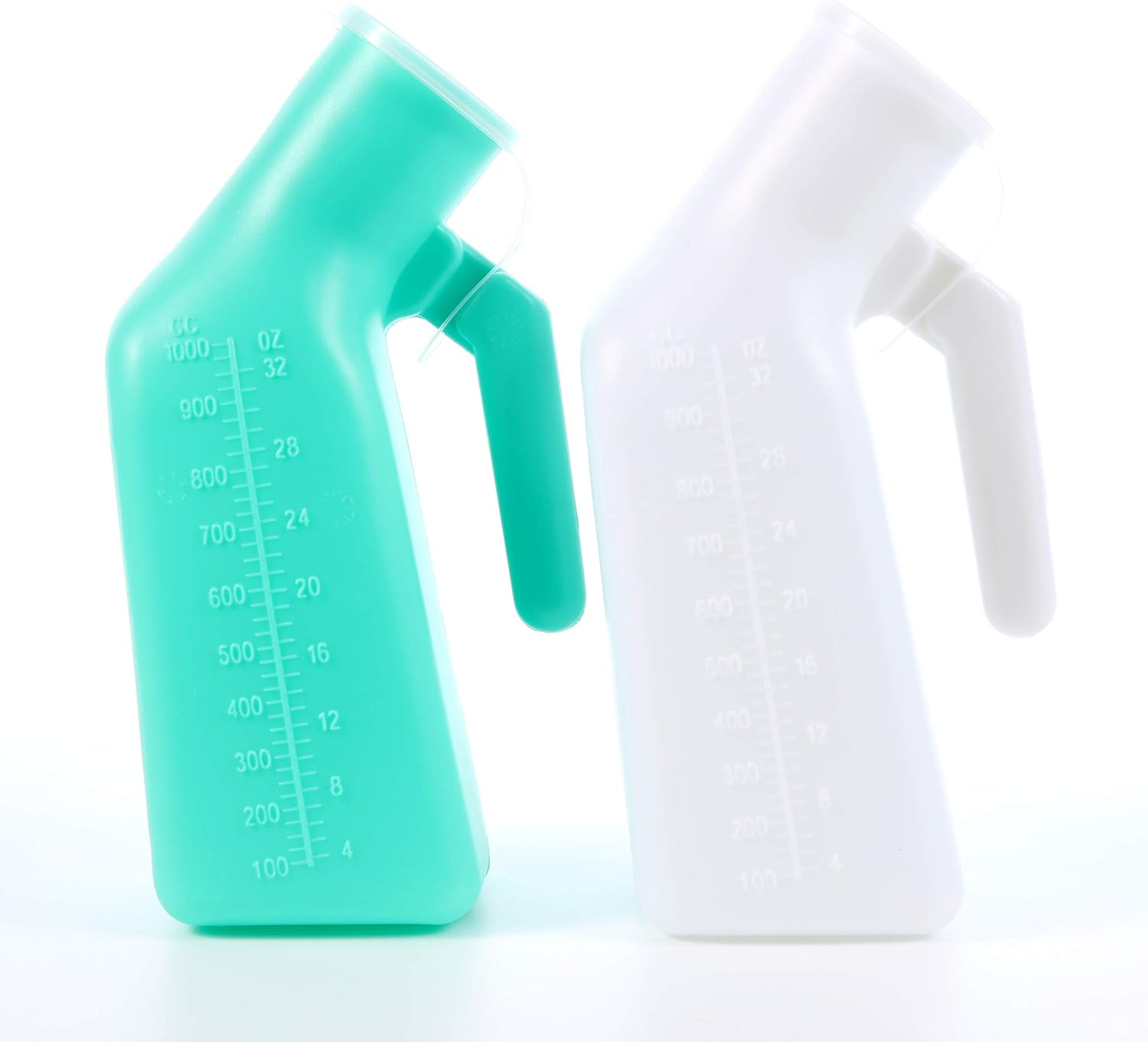 Guapie 2 Packs 1000ml/34oz Male Portable Urinal Pee Bottles Home Urinal Potty for Men: Health & Personal Care