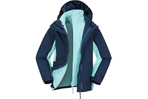 Mountain Warehouse Lightning 3 in 1 Kids Waterproof Jacket